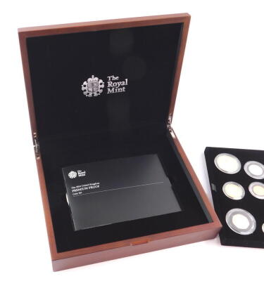A Royal Mint United Kingdom 2014 Premium Proof Coin Set, with certificate, cased and boxed. - 3
