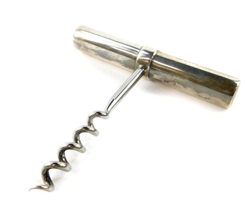 A silver corkscrew, Carr's of Sheffield Limited, Sheffield 2000, 2.11oz all in.