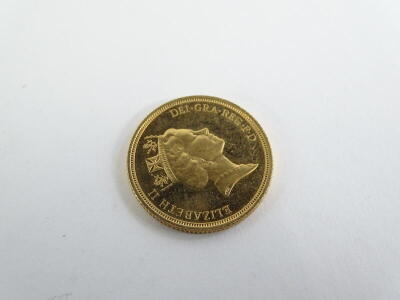 An Elizabeth II full gold sovereign 1996, 8.0g. - 2