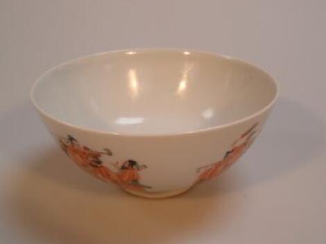 A Chinese porcelain bowl