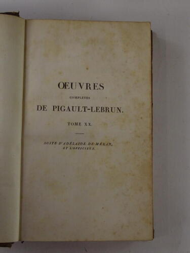 Binding. - [Charles-Antoine-Guillaume Pigault de l;Espinoy] {igault ...