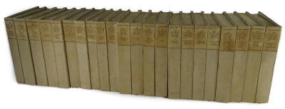 Kipling (Rudyard) WORKS, The Bombay Edition, lacks vol, 3, 20 and 25, vol 1 signed by the author, half-titles, uncut, t.e.g., publisher's cloth-backed boards, 4to, 1913.