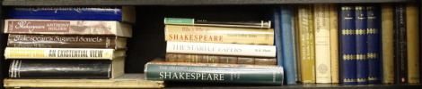 Shakespeare.- a shelf of mixed volumes, including facsimiles and criticism, v.s, v.d. (small qty)