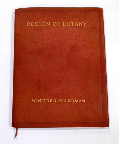 Bryher (Winifred Ellerman) . Region of Lutany FIRST EDITION, contemporary calf, 8vo, 1914.