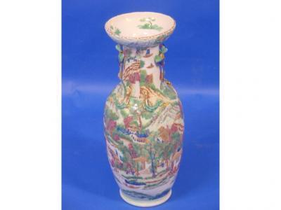 A large early 19thC Chinese vase