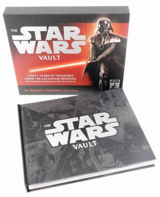 Various Star Wars limited edition collectors plates, boxed and as new, The Star Wars Vault 30 Years Of Treasures from the Lucas film archives, 34cm wide, Official Souvenir Annual 1998, Year By Year Visual Chronicle, etc. (a quantity) - 6