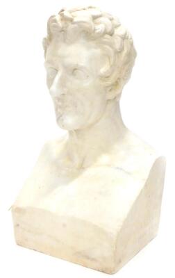 Louis Parfait Merlieux (1796-1855). Marble bust of a gentleman, dated 1829, restoration to nose, etc., 67cm high, 36cm wide. Louis Parfait Merlieux trained at Ecloe des Beaux Arts, Paris, he joined the museum de l'Histoire Naturale Paris in 1820, where he