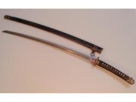 A 19thC Japanese Katana