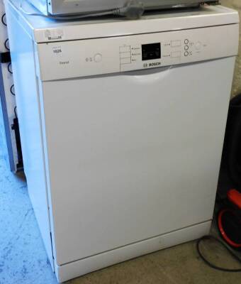 A Bosch Exxcel dishwasher, in white.