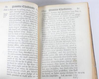 Cave (William) PRIMITIVE CHRISTIANITY: OR THE RELIGION OF THE ANCIENT CHRISTIANS... imprimatur leaf, additional engraved title, contemporary calf, ruled in gilt, 8vo, J.M. R. Chiswell, 1673. - 3