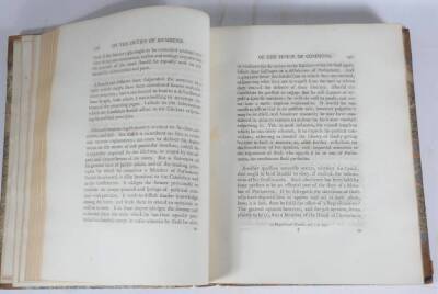 Gisborne (Thomas) AN ENQUIRY INTO THE DUTIES OF MEN IN THE HIGHER AND MIDDLE CLASSES OF SOCIETY... half-title, half calf over patterned boards, large 4to, J. Davis, 1794. - 3