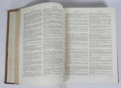 Kenrick (William) A NEW DICTIONARY OF THE ENGLISH LANGUAGE... contemporary calf, morocco spine label, large 4to, J. & F. Rivington et al, 1773. - 3