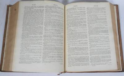 Kenrick (William) A NEW DICTIONARY OF THE ENGLISH LANGUAGE... contemporary calf, morocco spine label, large 4to, J. & F. Rivington et al, 1773. - 4