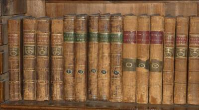 Reading (William) ONE HUNDERED AND SIXTEEN SERMONS..., 4 vol., J. Hodges, 1765 § Blair (Hugh) SERMONS, 5 vol., 1802 § Enfield (William) SERMONS ON PRACTICAL SUBJECTS, 3 vol., J. Johnson, 1798 § Hurd (Richard) SERMONS PREACHED AT LINCOLN'S INN...1765-1776, - 2