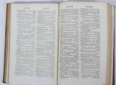 Johnson (Samuel) A DICTIONARY OF THE ENGLISH LANGUAGE 2 vol., sixth edition, contemporary calf, W. Strahan, 1778. - 4