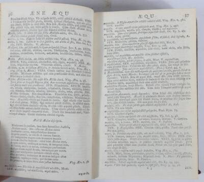 Society of Jesus.- GRADUS AD PARNASSUM SIVE NOVUS SYNONYMORUM..., H.S. Woodfall, 1780 § Prieur (J.C.) BOYER'S ROYAL DICTIONARY ABRIDGED, Bathurst, 1777, contemporary calf 8vo. (2) - 5