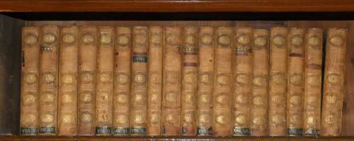 Swift (Jonathan) WORKS 18 vol., half-titles, contemporary tree calf, joints weak, 8vo, C. Elliot, 1784.