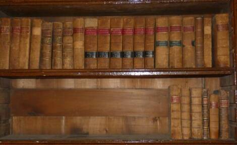 Burn (Richard) ECCLESIATICAL LAW, 4 vol., sixth edition, T. Cadell & W. Davies, 1797; .- THE JUSTICE OF THE PEACE AND PARISH OFFICER, 3 vol., E. Richardson & C. Lintot, 1762 § Custance (George) A CONCISE VIEW OF THE CONSTITUTION OF ENGLAND, n.d. [c.1780