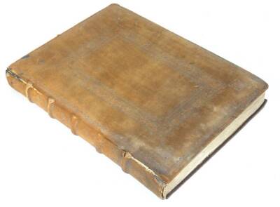 Book of Common Prayer.- contemporary reversed calf, tooled in blind, spine ends worn, large 4to, C. Bill, 1703.