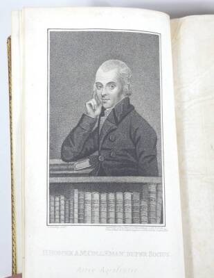 Tacitus (Cornelius) OPERA OMNIA 4 vol, additional engraved title with tissue guard vol 1, title vignettes, contemporary tree calf, tooled in gilt, spine gilt, morocco spine labels, 8vo, M. Ritchie & J. Sammells, 1790. - 3