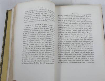 Fine Binding.- Filhol (Antoine Michel) GALERIE DU MUSÉE NAPOLÉON 10 vol., engraved pates throughout, green straight-grained morocco, ornately tooled in gilt, spine gilt, 4to, Paris, 1810. - 4