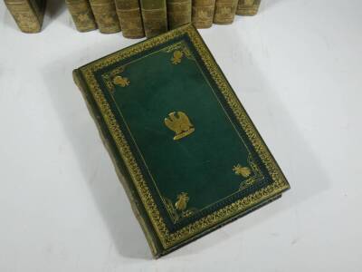 Fine Binding.- Filhol (Antoine Michel) GALERIE DU MUSÉE NAPOLÉON 10 vol., engraved pates throughout, green straight-grained morocco, ornately tooled in gilt, spine gilt, 4to, Paris, 1810. - 5