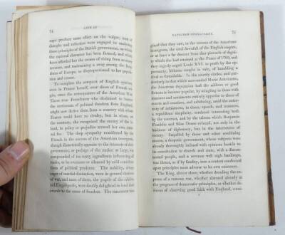 [Scott (Walter, Sir)] THE LIFE OF NAPOLEON BUONAPARTE..., 9 vol., half-titles, contemporary half calf over patterned boards, worn at extremities, Edinburgh, 1827. - 3