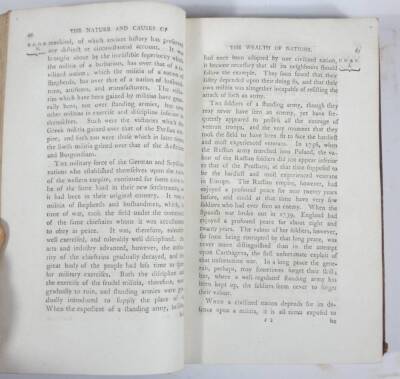 Smith (Adam) AN INQUIRY INTO THE NATURE AND CAUSES OF THE WEALTH OF NATIONS eighth edition, 3 vol., contemporary speckled calf, A. Strahan & T. Cadell, 1796 § Comber (W.T.) AN INQUIRY INTO THE STATE OF NATIONAL SUBSISTANCE, half calf over patterned boards - 7