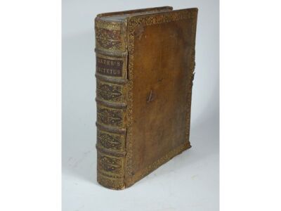 Epictetus.- WORKS, second edition, contemporary calf, tooled in gilt, spine gilt, worn, S. Richardson, 1760.