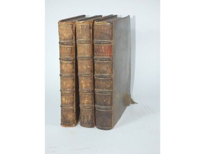 Blackwell (Thomas) MEMOIRS OF THE COURT OF AUGUSTUS, 3 vol., engraved plates, contemporary calf, worn at extremities, 4to, Edinburgh, Hamilton, Balfour and Neill, 1753.