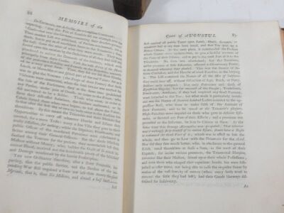 Blackwell (Thomas) MEMOIRS OF THE COURT OF AUGUSTUS, 3 vol., engraved plates, contemporary calf, worn at extremities, 4to, Edinburgh, Hamilton, Balfour and Neill, 1753. - 5