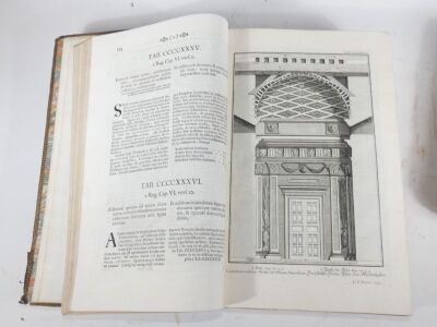 Schevchzeri (Johann Jacob) COSIMI AENEI INFERUIENTES ILLUSTRATIONI & EXORNATIONI PHYSICAE SACRAE..., 4 vol., engraved plates, contemporary sprinkled calf, spines gilt, morocco spine labels, folio, Augsburg, 1731-35. - 10