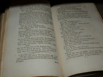 Beaumont [(Frances)] and Fletcher [(John)] THE DRAMATIC WORKS OF... 10 vol., half-titles, engraved portrait frontispieces, contemporary calf, worn, 8vo, 1778. - 3