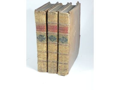 Sully (Duke of) MEMOIRS OF... 3 vol., contemporary calf, spines gilt, Morocco spine labels, large 4to, A. Millar, 1761.