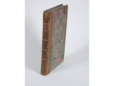 .- A HISTORY AND DESCRIPTION...OF BURGHLEY HOUSE, THE SEAT OF THE RIGHT HONORABLE THE EARL OF EXETER, contemporary calf over patterned boards, 8vo, Shrewsbury, J. & W. Eddowes, 1797.