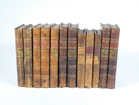 Fielding (Henry) THE HISTORY OF TOM JONES A FOUNDLING, 4 vol, A. Millar,1750 § .- THE EXPEDITION OF HUMPHREY CLINKER, half-titles, 3 vol., J. Johnson & B. Collins, 1771 § .- THE HISTORY OF THE ADVENTURES OF JOSEPH ANDREWS; and 3 others, odd vols, contempo