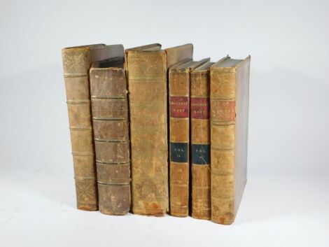 Somers (Lord) A COLLECTION OF SCARCE AND INTERESTING TRACTS... R. Edwards, 1795 $ Chalmers (George) THE LIFE OF MARY QUEEN OF SCOTS, 2 vol., engraved plates, 1818; and 2 odd vols, contemporary calf, worn. (6)