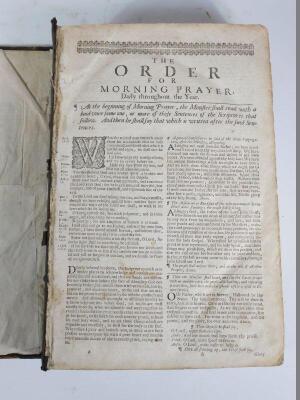 Book of Common Prayer.- engraved title, Oxford, Clarendon, n.d. [c.1720] contemporary calf, worn. - 3