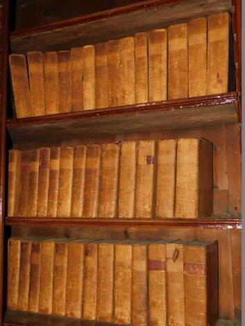 .- ANNUAL REGISTER 45 odd vols dating between 1790's and 1830's, uniformly bound, contemporary calf, worn. (45)