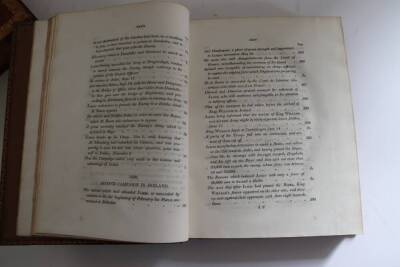 Clarke (J.S. Rev.) THE LIFE OF JAMES THE SECOND... 2 vol., half-titles, contemporary fine morocco, tooled in blind and gilt, spines a little rubbed, 4to, 1816. - 6