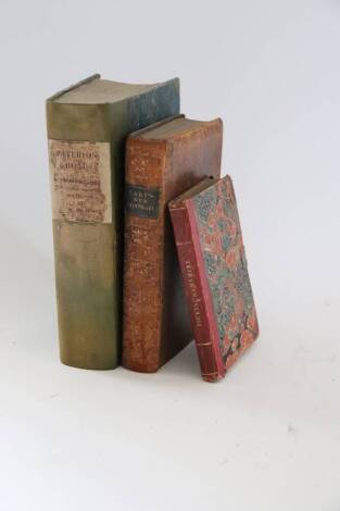 Mogg (Edward) PATTERSON'S ROADS folding engraved maps, half calf over patterned boards, 8vo, 1826 § .- CARY'S NEW ITINERARY second edition, contemporary calf, 1802 § Cooke (George) TOPOGRAPHICAL AND STATISTICAL DESCRIPTION OF...BUCKINGHAMSHIRE, folding en