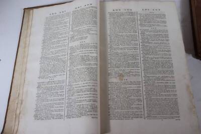 Chambaud (Lewis) A DITIONARY FRENCH AND ENGLISH, title in red and black, contemporary calf, folio, A. Millar, 1761; and another odd volume. (2) - 2