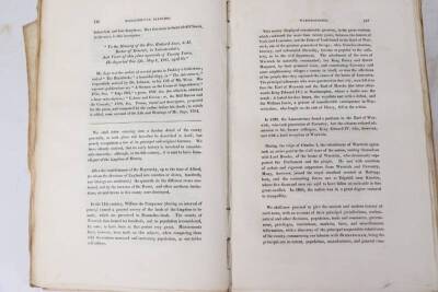 West (William) THE HISTORY, TOPOGRAPHY AND DIREACTORY OF WARWICKSHIRE engraved plates, publisher's cloth, 4to, Birmingham, 1830. - 3