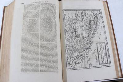 Churchill (Awnsham & John) A COLLECTION OF VOYAGES AND TRAVELS... 8 vol., third edition, frontispieces, additional engraved titles, engraved maps and plates, many folding, contemporary calf, spines gilt, morocco spine label, folio, H. Lintot & J. Osbourne - 19