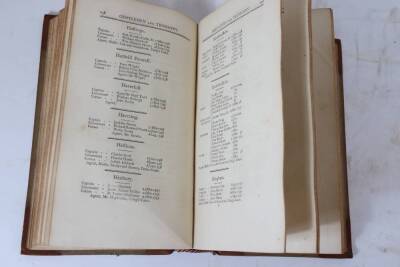 War Office.- LIST OF OFFICERS OF THE SEVERAL REGIMANTS AND CORPS.. sixth edition, half calf over boards, spine worn, 8vo, 1799. - 3