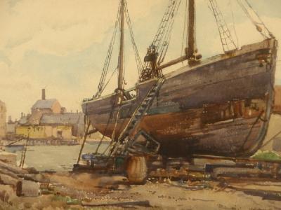 Adrian Hill. Boat Yard