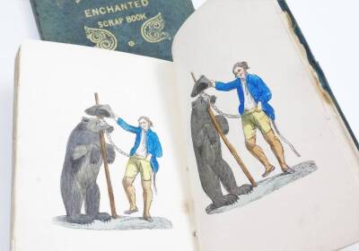 The Enchanted Scrap Book, a 19thC humorous book containing hand coloured engraved images that appear to disappear, published by E. Wallis, Skinner Street, London. - 8