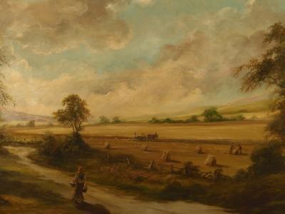 Late 19thC English School. County landscape