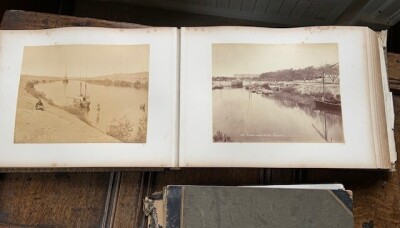 Grand Tour.- Photograph album.- an oblong folio photo album showing typical Grand Tour scenes, containing around 100+ photographs, and another album. (2) - 3