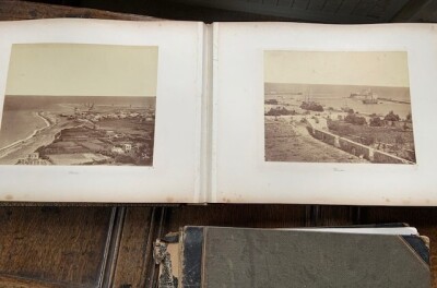 Grand Tour.- Photograph album.- an oblong folio photo album showing typical Grand Tour scenes, containing around 100+ photographs, and another album. (2) - 4